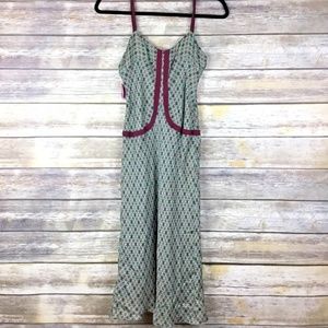 Penguin Munsingwear Silk Art Deco Style Dress NWT